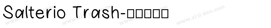 Salterio Trash字体转换